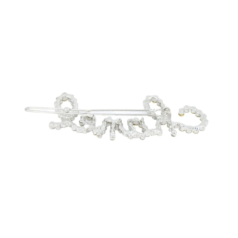 Silver Rhinestones Hairclip - Picture 3 of 4